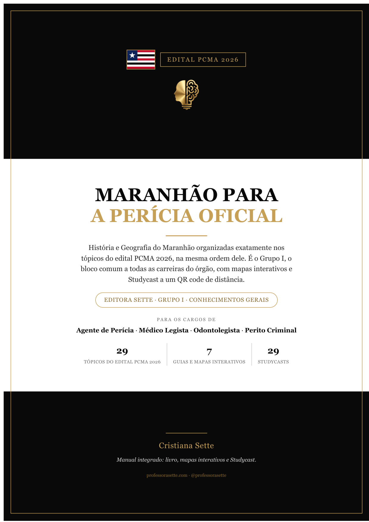 Capa de Maranhão para a Perícia Oficial
